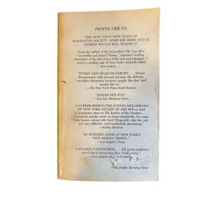 Damaged People Like Us by Dominick Dunne Paperback Book Novel 1988